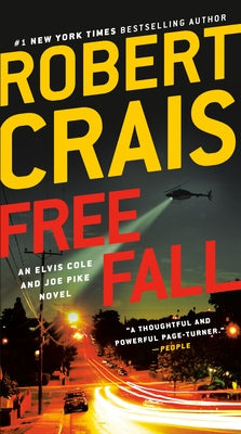 Cover of Free Fall mass market paperbound novel by Ballantine Books featuring a dark, intense design with the title and author details.