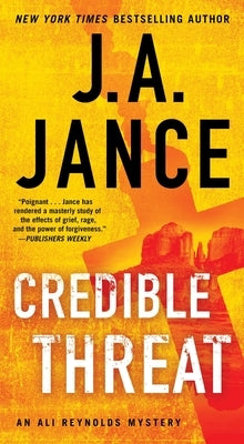 Cover of Credible Threat, 15 mass market paperback novel by Pocket Books featuring a suspenseful design.