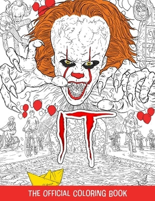 Insight Editions It: The Official Coloring Book paperback featuring vibrant pages for fans to color and enjoy.