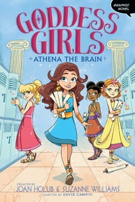 Paperback of Athena the Brain graphic novel by Aladdin Paperbacks, featuring colorful cover art with illustrations of Athena.