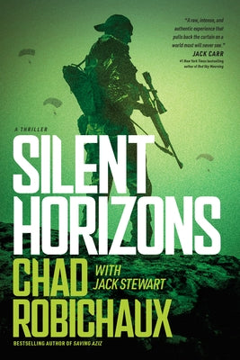 Paperback of Silent Horizons novel by Tyndale Fiction showing the front cover with title and author details.