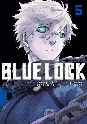 Paperback Blue Lock 5 manga by Kodansha Comics featuring dynamic cover art with characters in athletic poses.