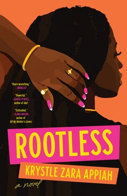 Paperback of "Rootless" by Ballantine Books showing the book cover with title and author text on the front.