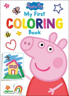 Peppa Pig My First Coloring Book by Golden Books, paperback with colorful Peppa Pig illustrations for young children.