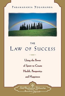 Paperback of Law of Success book by Self-Realization Fellowship Publishers featuring a cover with spiritual and motivational design.