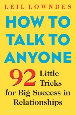 Paperback of "How to Talk to Anyone: 92 Little Tricks for Big Success in Relationships" by McGraw-Hill Companies, showing the book cover.