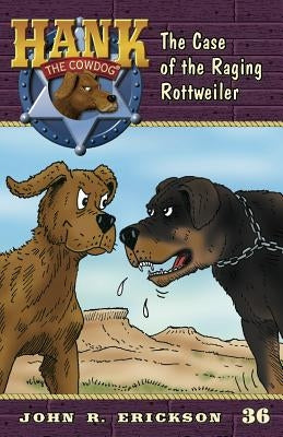 Paperback of "The Case of the Raging Rottweiler" by Maverick Books, featuring a cover with a Rottweiler dog illustration.