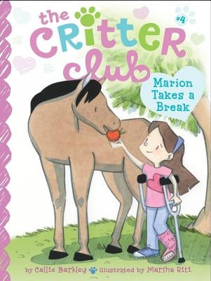 Paperback of "Marion Takes a Break" by Little Simon, featuring colorful cover art with a girl sitting and relaxing.