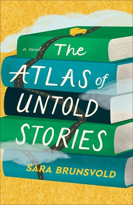 Paperback book titled "The Atlas of Untold Stories" by Fleming H. Revell Company, with a detailed map cover design.