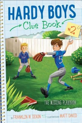 Paperback copy of The Missing Playbook by Aladdin Paperbacks featuring a colorful cover with illustrations.