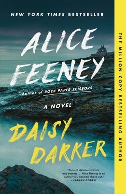 Paperback of Daisy Darker by Flatiron Books featuring the book cover with dark and floral design elements.