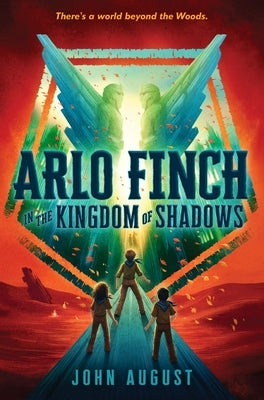 Paperback of Arlo Finch in the Kingdom of Shadows by Square Fish, showing the book cover with dark and mysterious artwork.