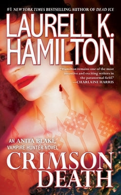 Crimson Death mass market paperback book by Berkley Books featuring a dark, mysterious cover with gothic artwork.