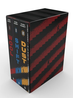 Paperback boxed set of William Morrow & Company’s Silo Series, including Wool, Shift, Dust, and Silo Stories by Hugh Howey.