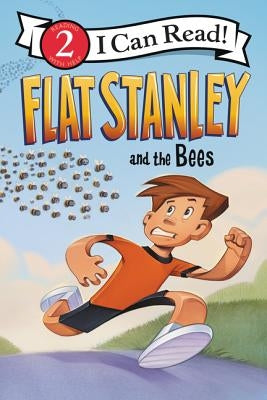 Paperback of Flat Stanley and the Bees by HarperCollins featuring colorful illustrated cover with Flat Stanley and buzzing bees.