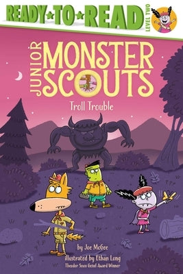 Paperback of Troll Trouble: Ready-To-Read Level 2 by Simon Spotlight, featuring colorful troll characters on the cover.