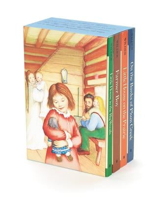 Little House 4-Book Box Set: Little House in the Big Woods, Farmer Boy, Little House on the Prairie, on the Banks of Plum Creek Boxed Set HarperCollins
