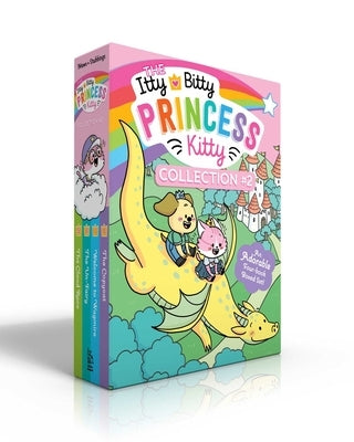 Set of four paperback books from the Itty Bitty Princess Kitty Collection #2 by Little Simon, featuring colorful illustrated covers.