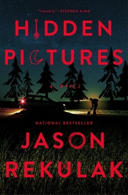 Open paperback of "Hidden Pictures" by Flatiron Books showing colorful illustrations and hidden objects on the pages.