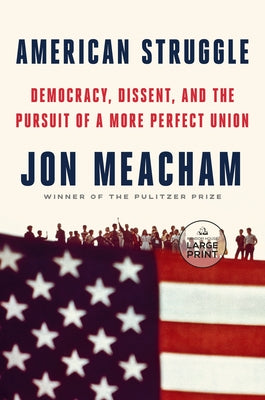 Paperback book titled "American Struggle" by Random House Large Print, featuring a cover with patriotic imagery and historical themes.