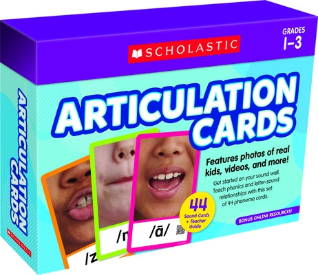 Articulation Cards Other Scholastic Teaching Resources