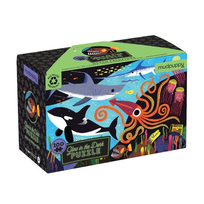 Ocean Predators 100 Piece Glow in the Dark Puzzle Other Galison