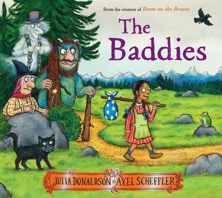 Paperback of The Baddies by Scholastic Paperbacks featuring colorful illustrated cover with bold title and comic-style artwork.