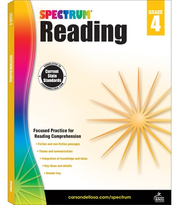 Spectrum Reading Workbook, Grade 4: Volume 23 Paperback Spectrum