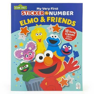 Sesame Street Elmo & Friends: My Very First Sticker by Number Other Cottage Door Press
