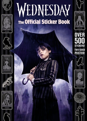 Wednesday the Official Sticker Book paperback by Random House Books for Young Readers featuring colorful pages and sticker sheets.
