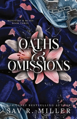 Deluxe edition paperback of "Oaths and Omissions" by Sourcebooks Casablanca, featuring a close-up of the book cover.