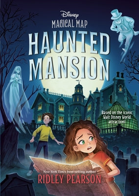 Paperback copy of Magical Map #3: Haunted Mansion by Disney, featuring a colorful cover with spooky mansion illustration.