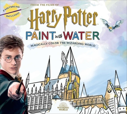 Harry Potter Paint with Water paperback book by Thunder Bay Press showing colorful cover art and painting activity pages.