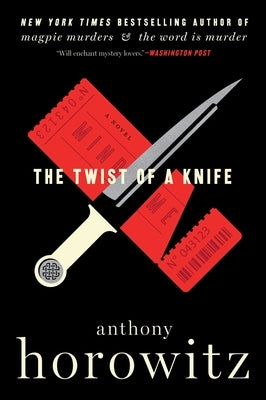 Paperback copy of "The Twist of a Knife" by Harper Perennial featuring the book cover with bold title and author name.