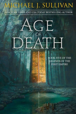 Age of Death mass market paperback book by Riyria Enterprises LLC, front cover with dark fantasy artwork and title text