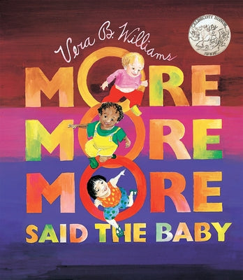 Greenwillow Books More More More Said the Baby board book with colorful illustrations and playful text for young children.