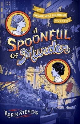 Paperback of A Spoonful of Murder by Simon & Schuster Books for Young Readers, featuring a book cover with colorful illustrations.