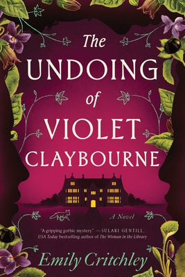 Paperback of The Undoing of Violet Claybourne by Sourcebooks Landmark, showing the book cover with title and author.