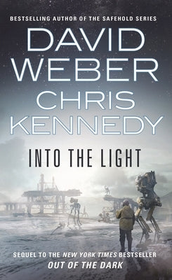 Cover image of "Into the Light" mass market paperback by Tor MM, featuring a dark and luminous abstract design.
