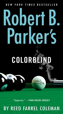Cover of Robert B. Parker's Colorblind mass market paperback novel published by G.P. Putnam's Sons.
