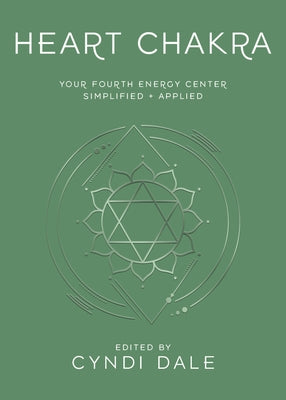 Paperback book titled "Heart Chakra: Your Fourth Energy Center Simplified and Applied" by Llewellyn Publications, with a colorful cover.