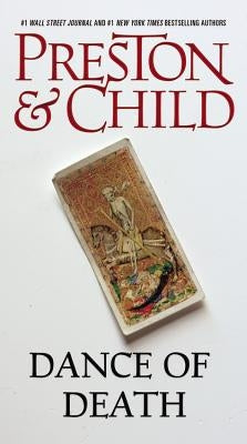 Mass market paperback of "Dance of Death" novel by Grand Central Publishing, showing the book's cover with dark artwork.