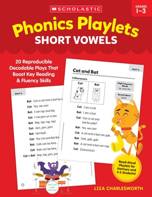 Phonics Playlets: Short Vowels Paperback Scholastic Teaching Resources