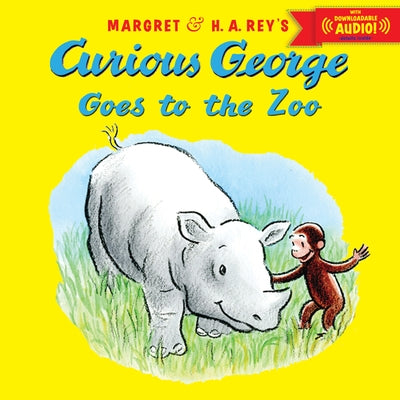 Paperback of Curious George Goes to the Zoo by Houghton Mifflin with colorful cover illustration featuring Curious George at the zoo