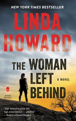 Mass market paperback of "The Woman Left Behind" by Avon Books, showing the front cover with title and author details.