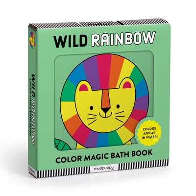 Wild Rainbow Color Magic Bath Book Vinyl-bound Galison