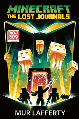 Paperback of Minecraft: The Lost Journals official novel by Random House Worlds, featuring a colorful Minecraft-themed cover.