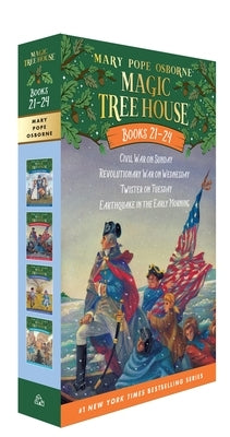 Magic Tree House Books 21-24 Boxed Set: American History Quartet Paperback Random House Books for Young Readers