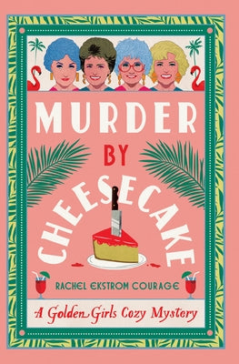 Large print paperback of Murder by Cheesecake novel by Thorndike Press featuring a cover image with a mysterious scene.
