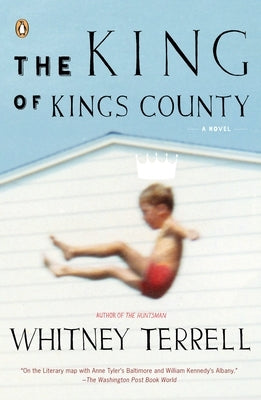 Paperback of The King of Kings County by Penguin Books showing the book cover with title and author details.